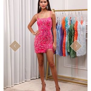 Elegant Corset Back Bodycon Tight Homecoming Dress With Tassel